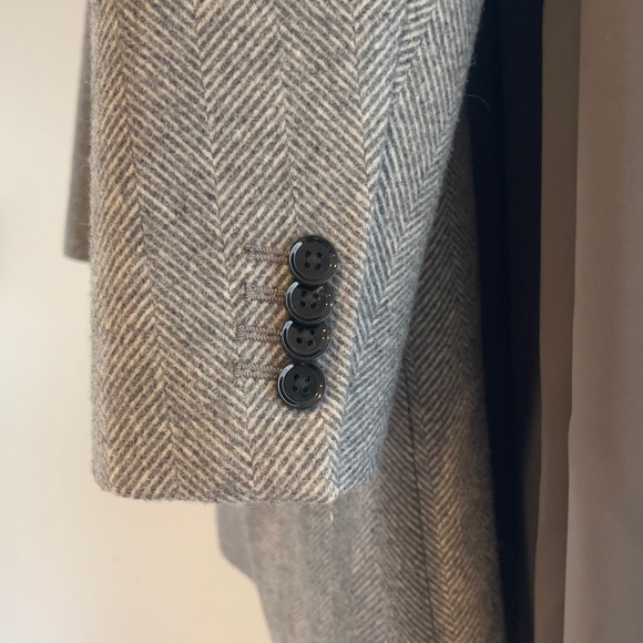 NWOT Grey “Express” Trench Coat XS/TP water resistant - Picture 7 of 9